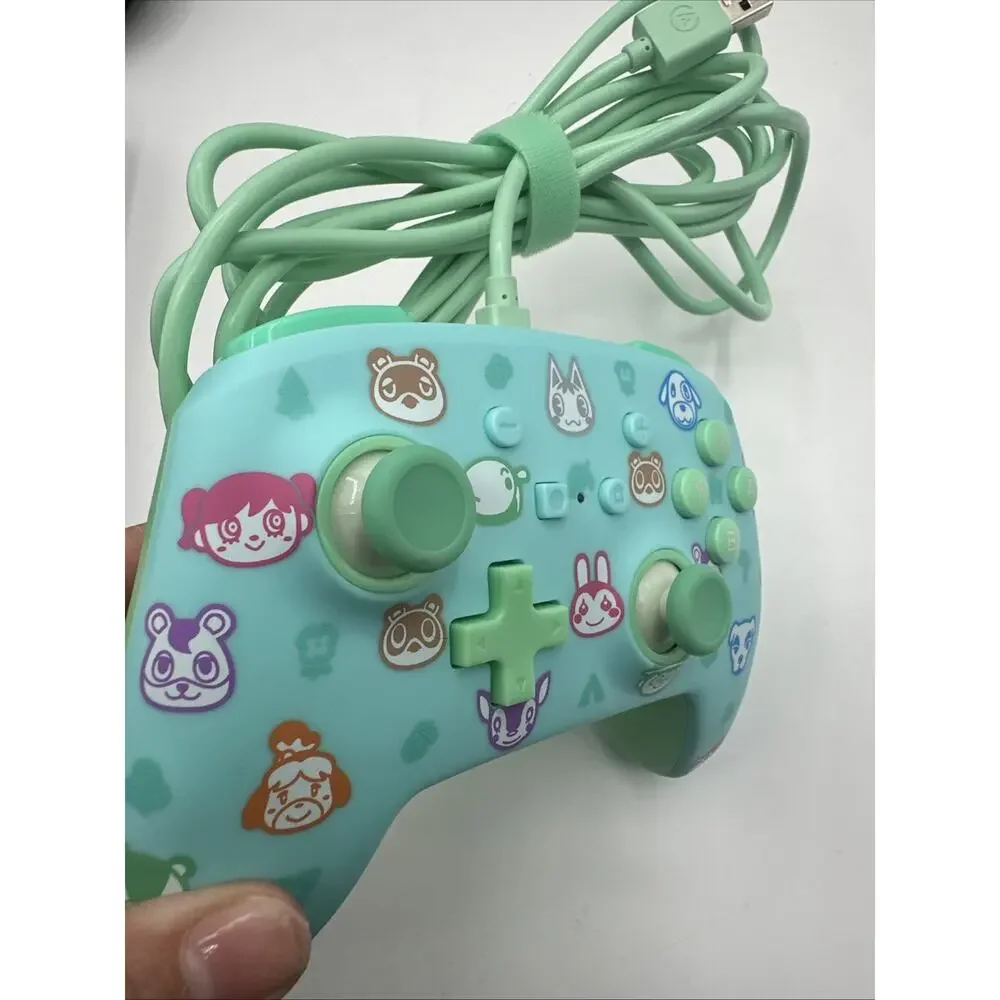 PowerA Animal Crossing Wired Controller for Nintendo Switch Green